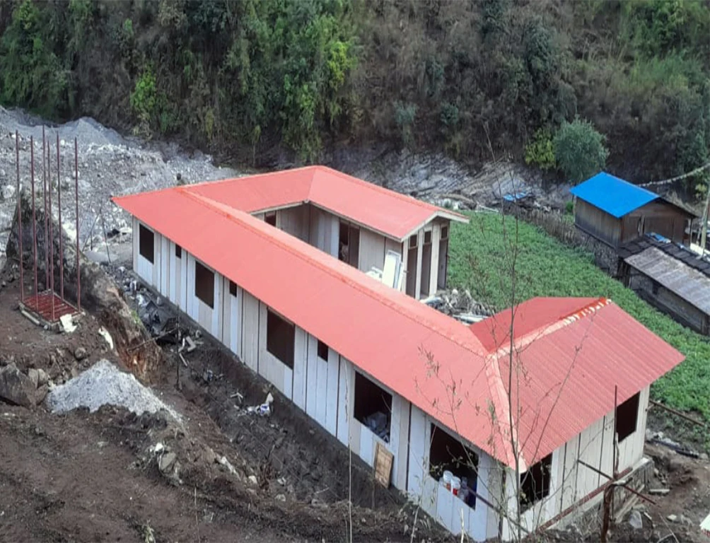 Newly construction engineering Camp